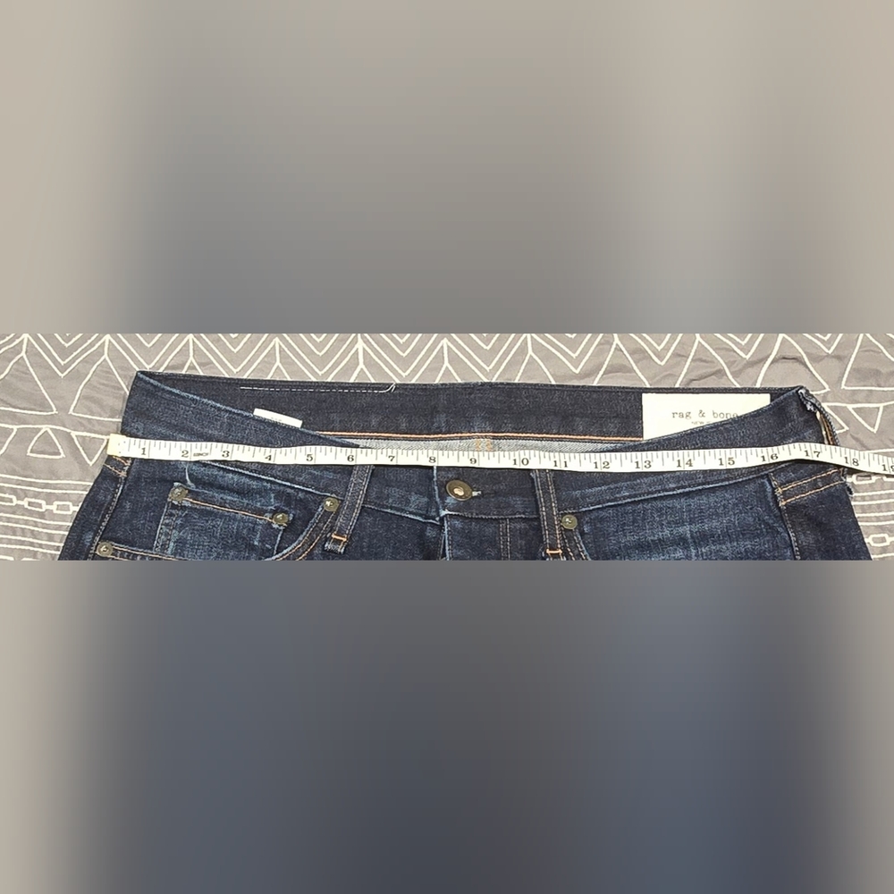 Rag & Bone Mens Fit 2 Slim Jeans Size 34x32 - Picture 5 of 8